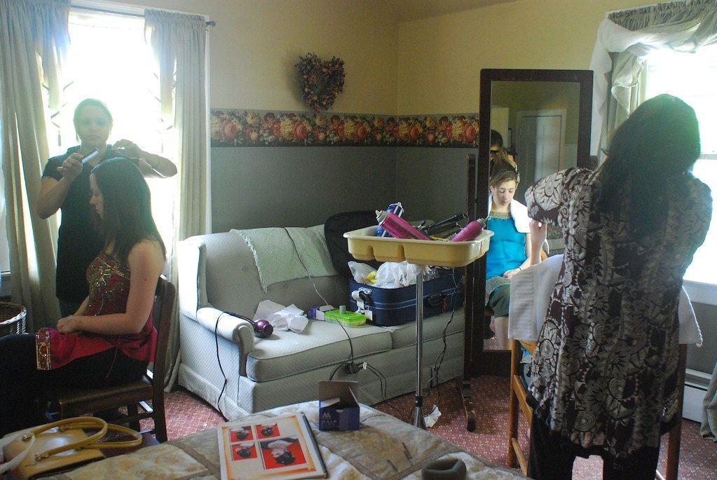 Our hair styling process